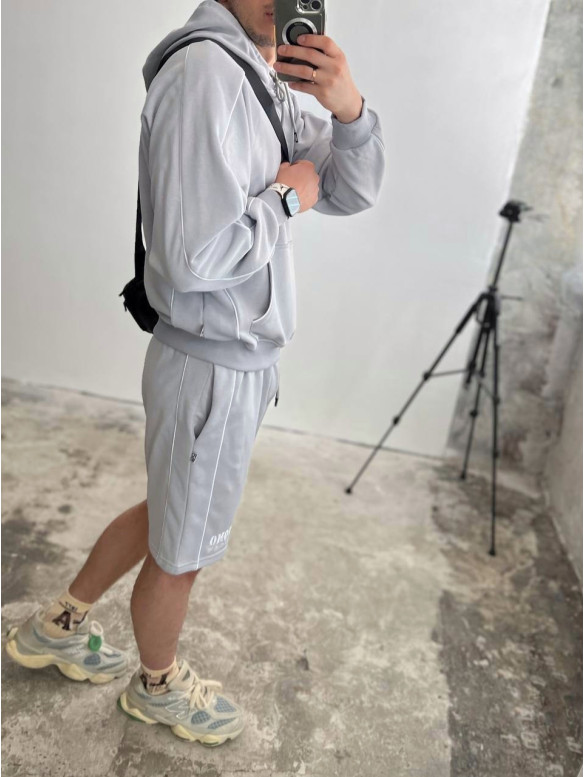 Oversize костюм з принтом