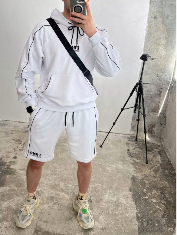Oversize костюм з принтом