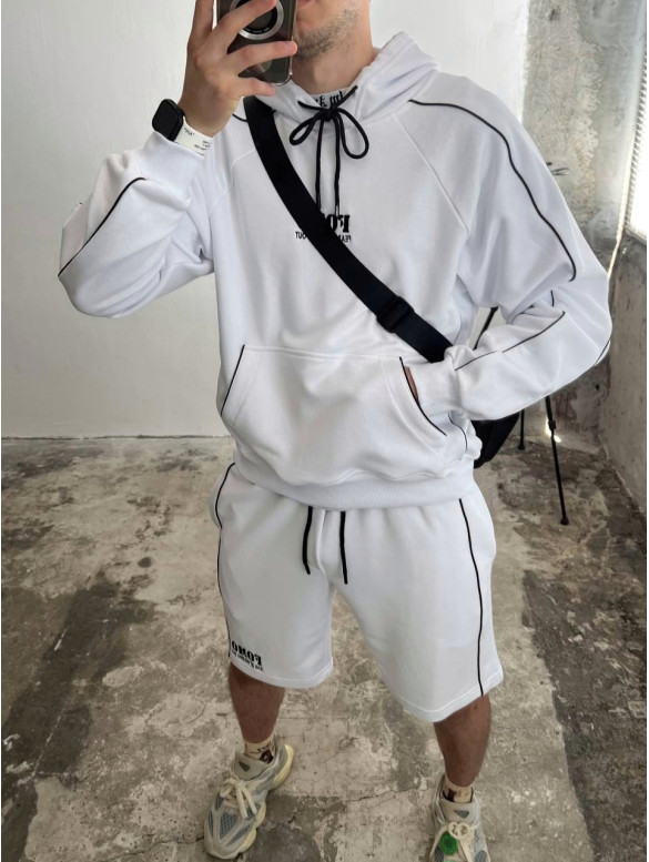 Oversize костюм з принтом