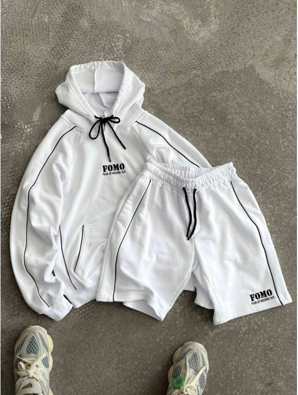 Oversize костюм з принтом