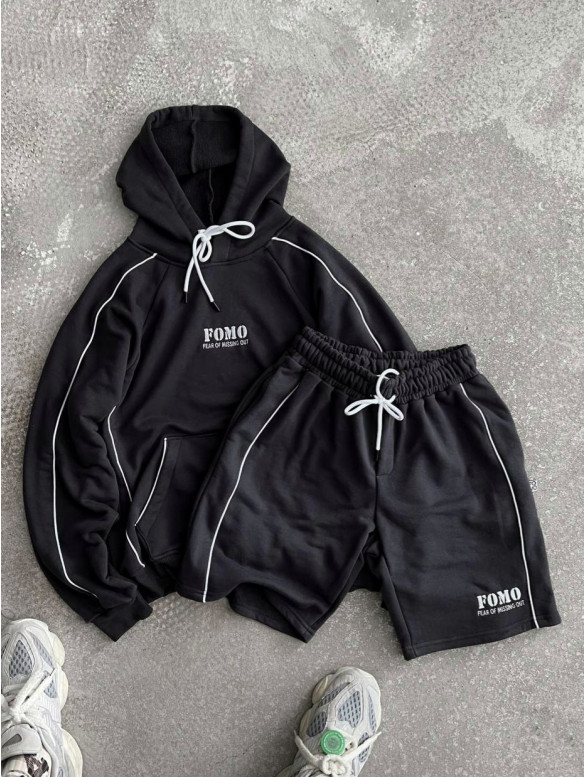 Oversize костюм з принтом