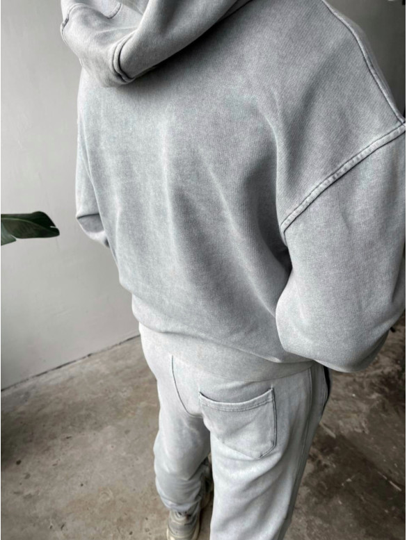 Oversize костюм з вивареної тканини