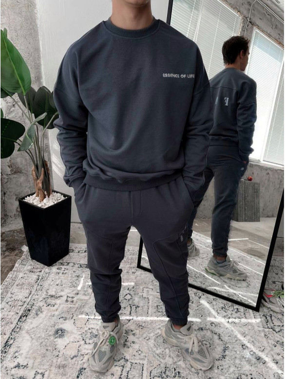 Oversize костюм з надписом