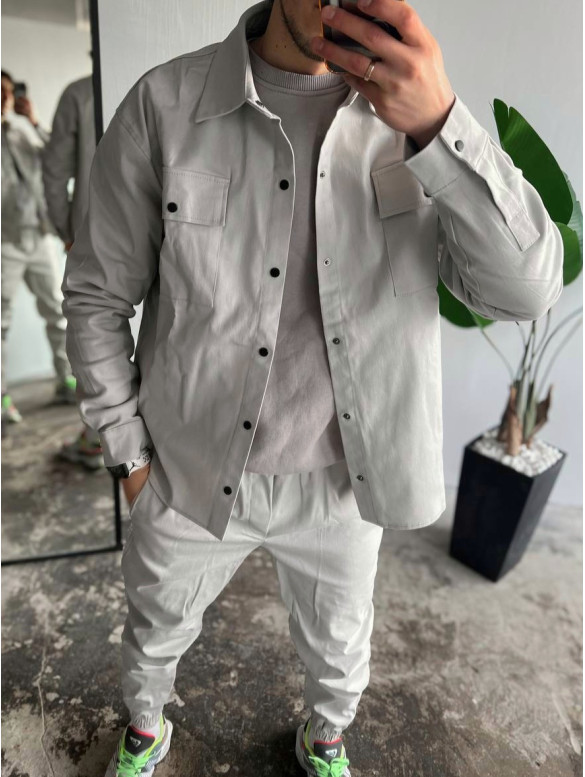Oversize костюм з цупкого котону