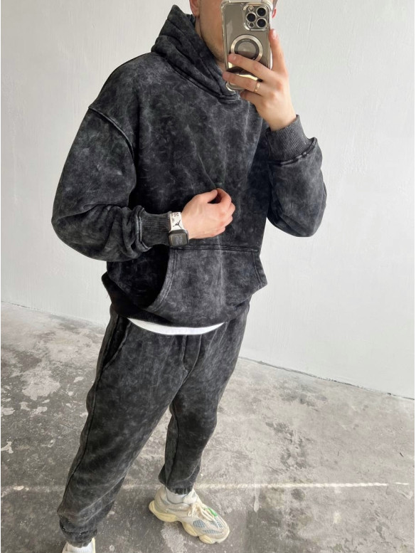 Oversize костюм з ефектом tie-dye