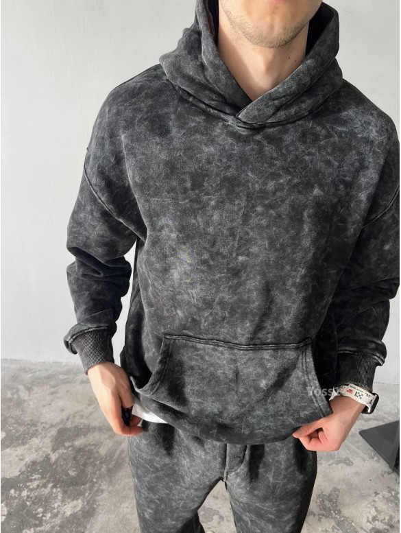 Oversize костюм з ефектом tie-dye