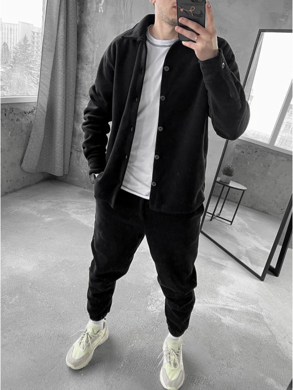 Флісовий oversize костюм