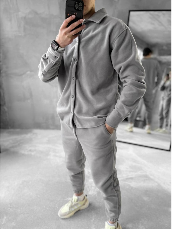Флісовий oversize костюм