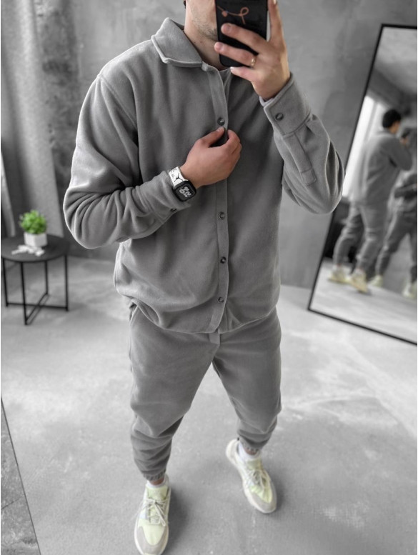 Флісовий oversize костюм