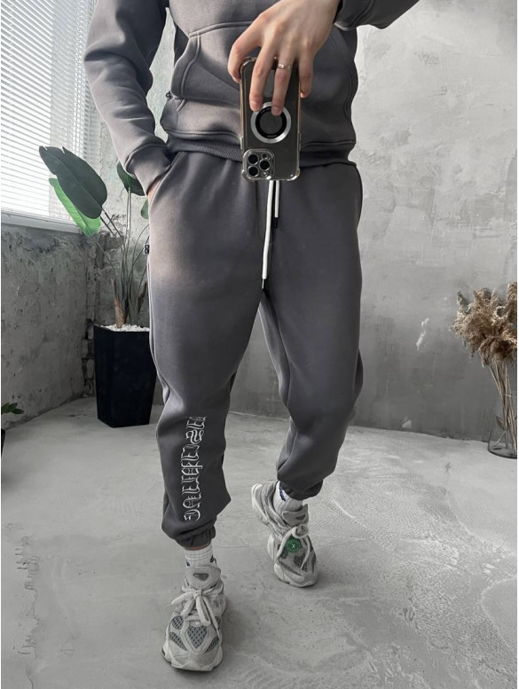 Oversize костюм з вишивкою