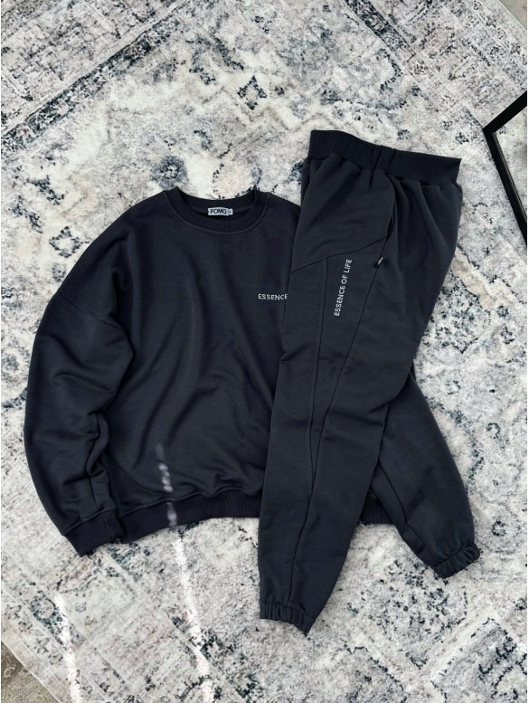 Oversize костюм з надписом