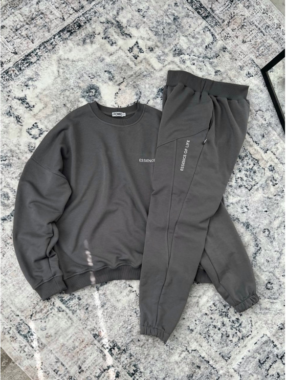 Oversize костюм з надписом