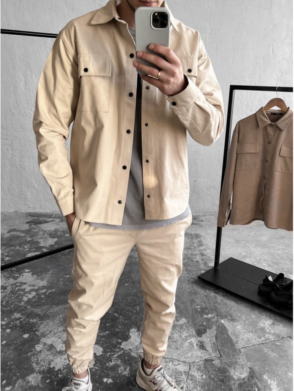 Oversize костюм з цупкого котону