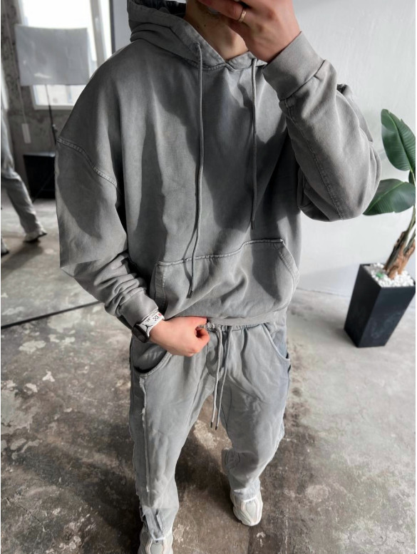 Oversize костюм з акцентними швами