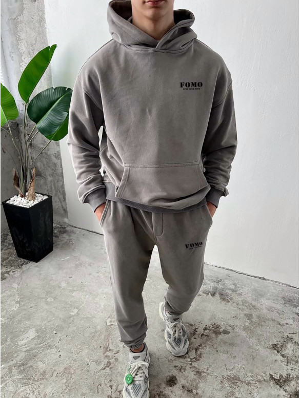 Oversize костюм з надписом