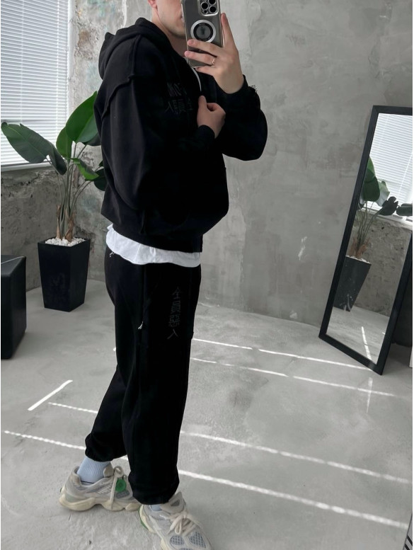 Oversize костюм з акцентними швами
