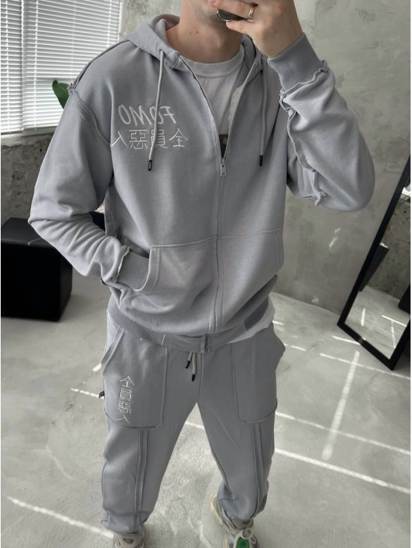 Oversize костюм з акцентними швами