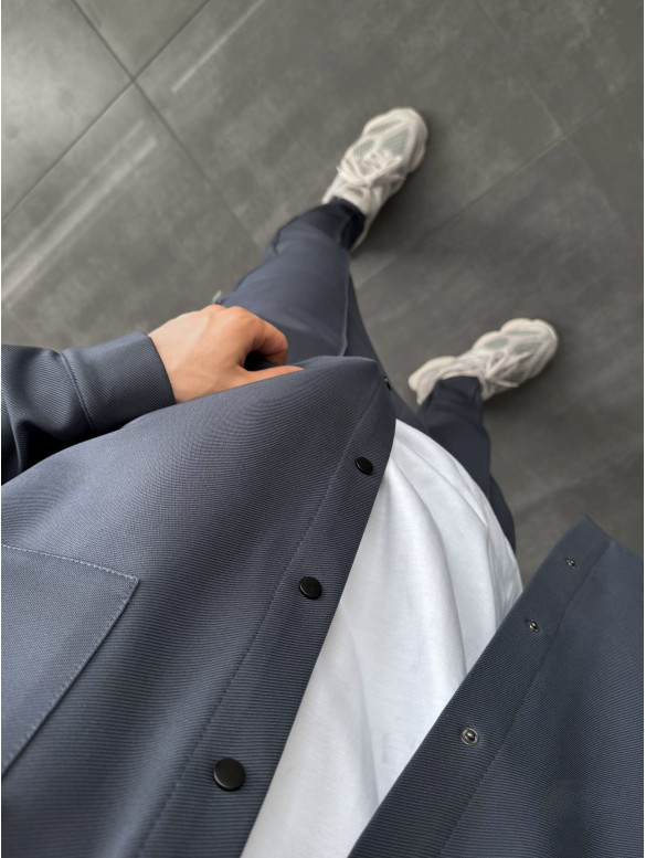 Oversize костюм з накладними кишенями
