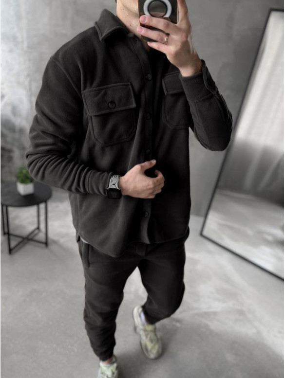 Флісовий oversize костюм