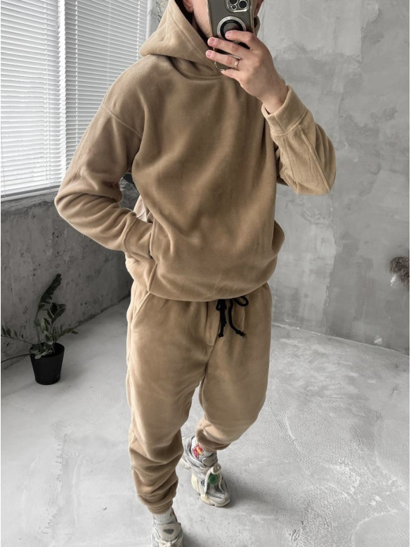 Флісовий oversize костюм