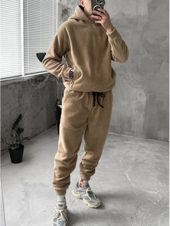 Флісовий oversize костюм