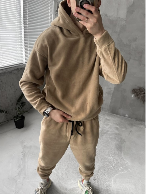 Флісовий oversize костюм