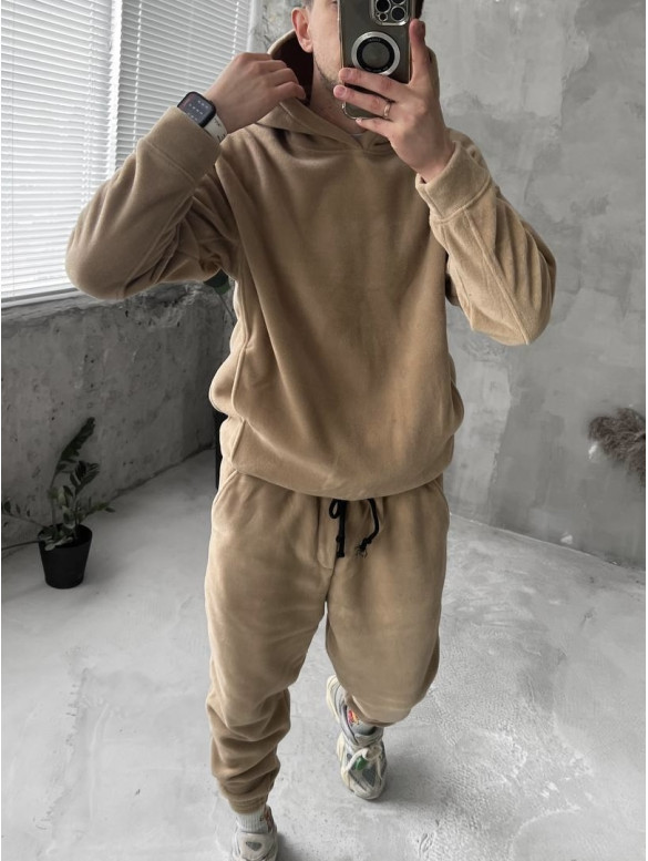 Флісовий oversize костюм