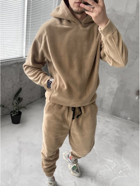 Флісовий oversize костюм