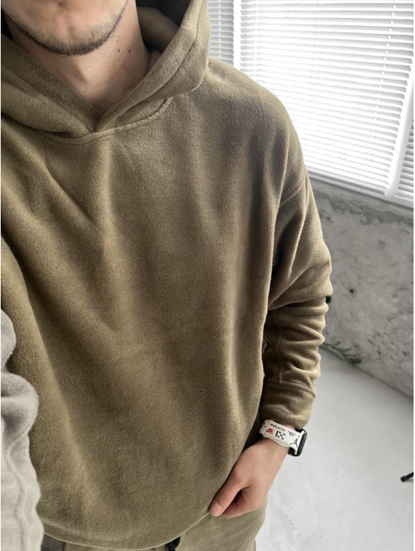 Флісовий oversize костюм
