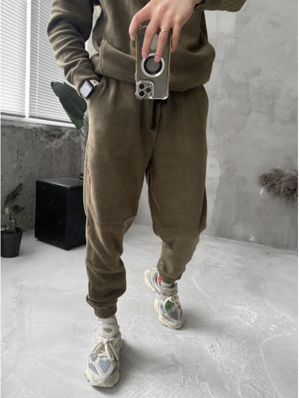 Флісовий oversize костюм