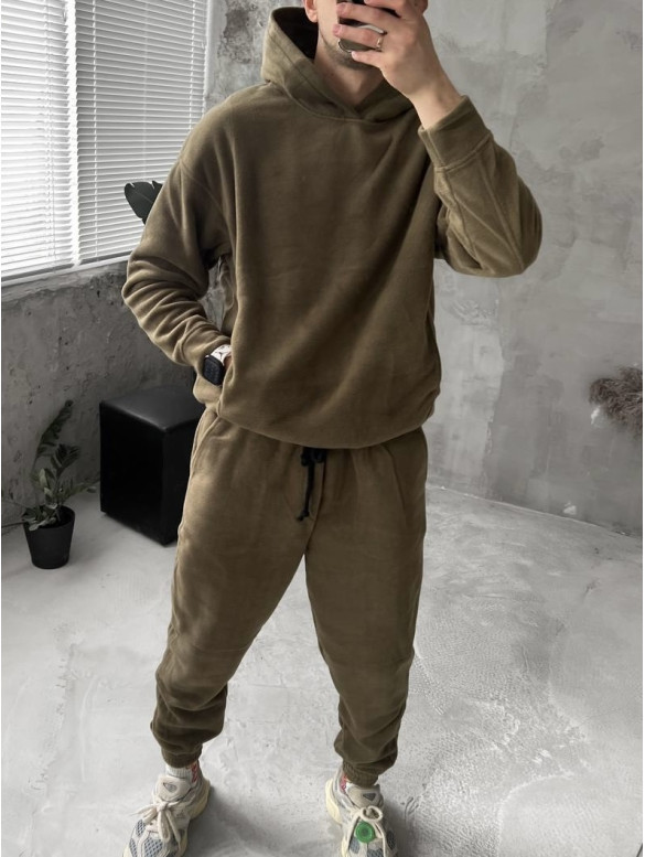 Флісовий oversize костюм