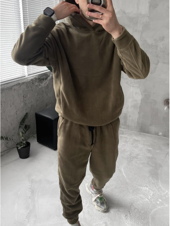 Флісовий oversize костюм