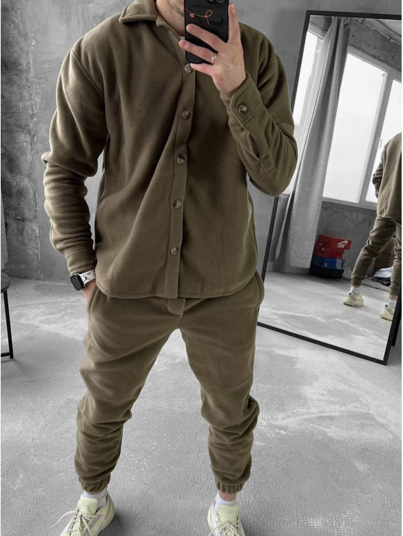Флісовий oversize костюм