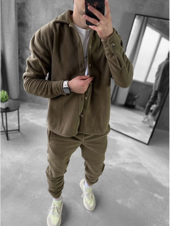 Флісовий oversize костюм