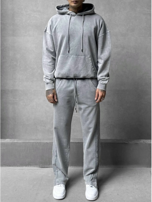 Oversize костюм з вивареної тканини