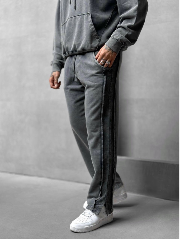 Oversize костюм з вивареної тканини