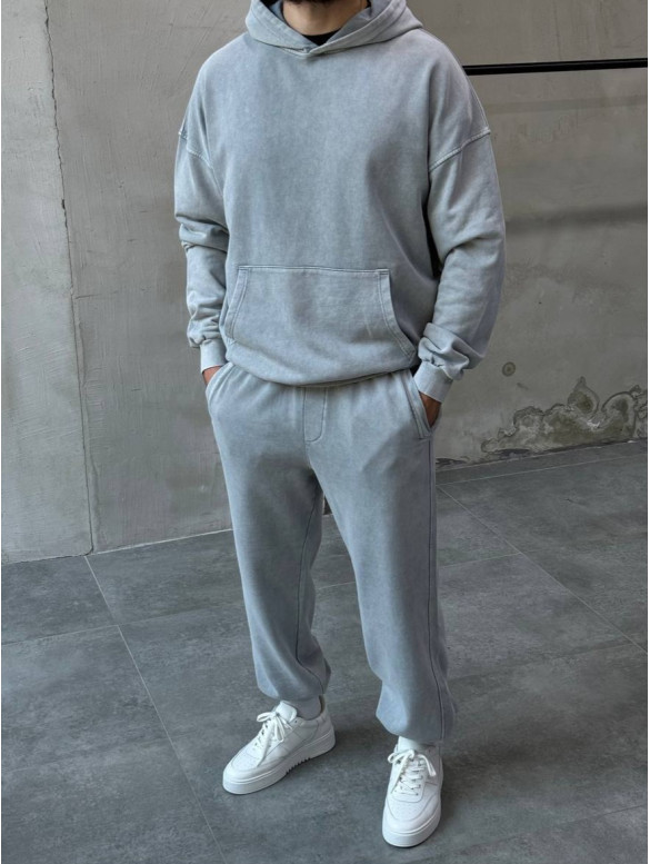 Oversize костюм з вивареної тканини