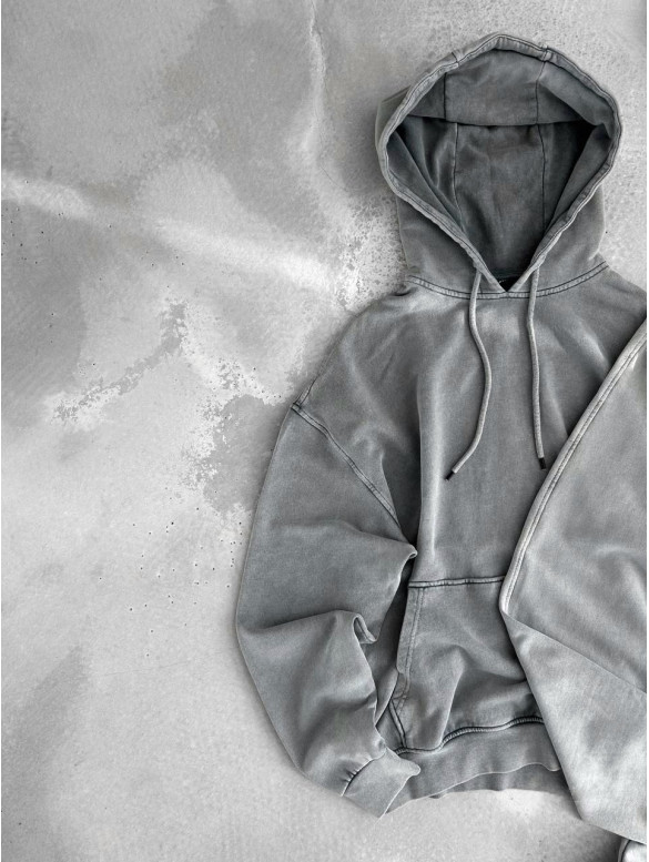 Oversize костюм з вивареної тканини