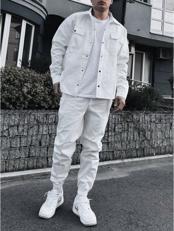 Oversize костюм з цупкого котону