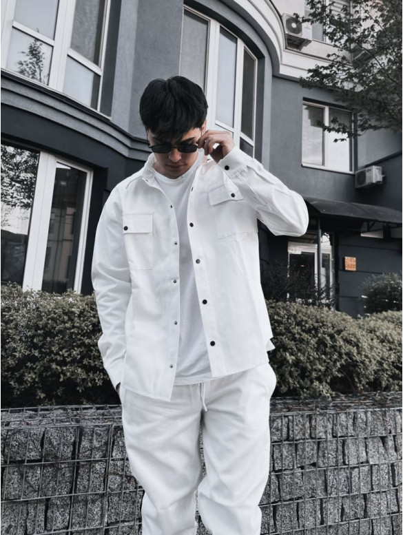 Oversize костюм з цупкого котону