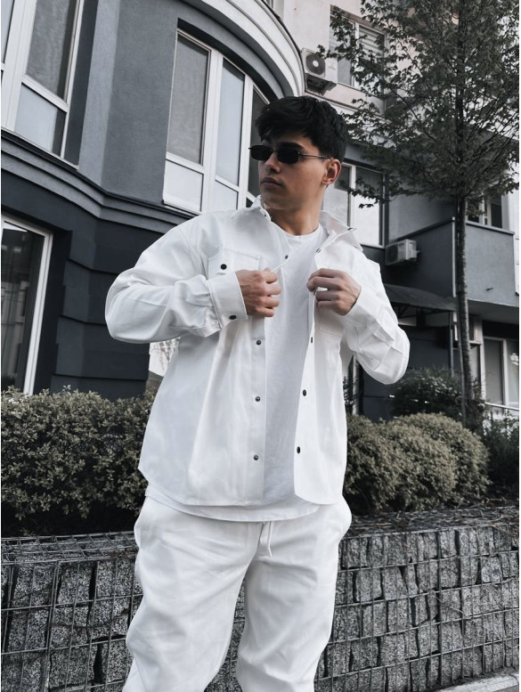 Oversize костюм з цупкого котону