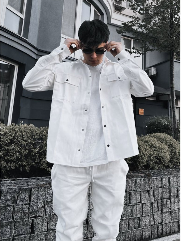 Oversize костюм з цупкого котону