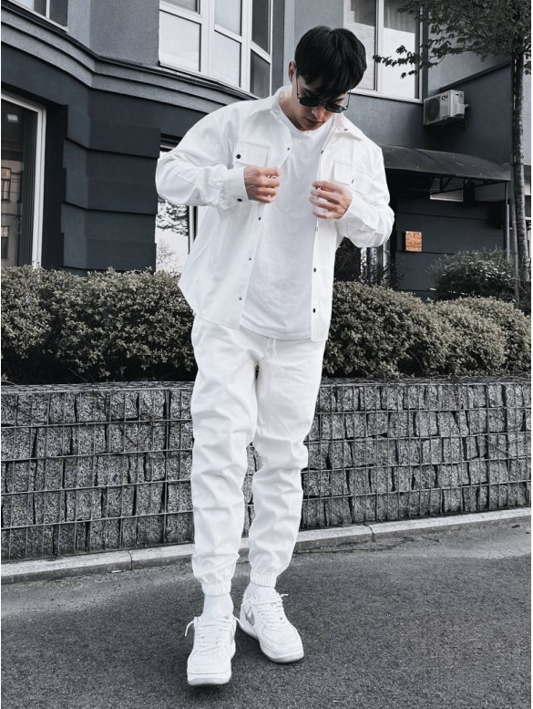 Oversize костюм з цупкого котону