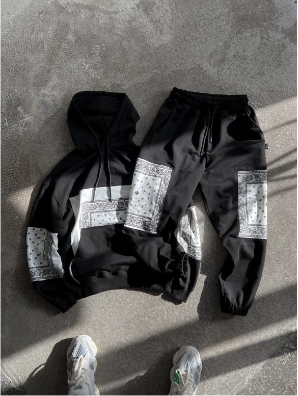 Oversize костюм з принтом