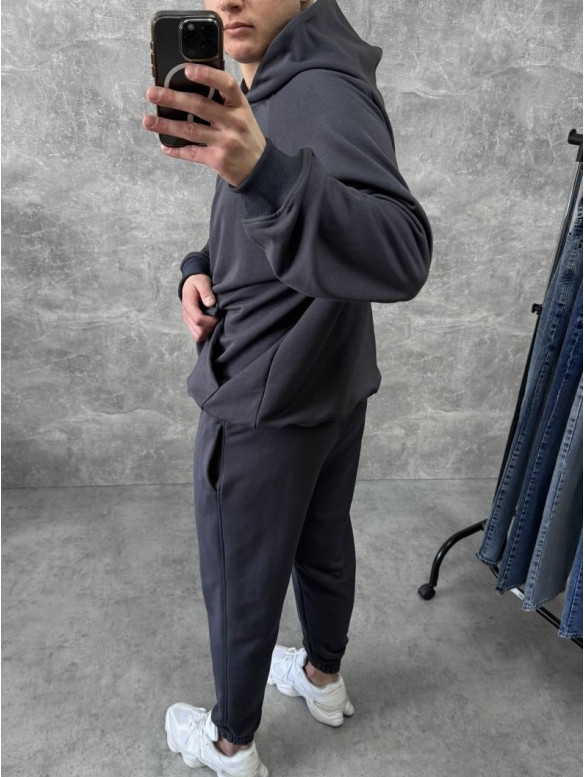Oversize костюм з вивареної тканини