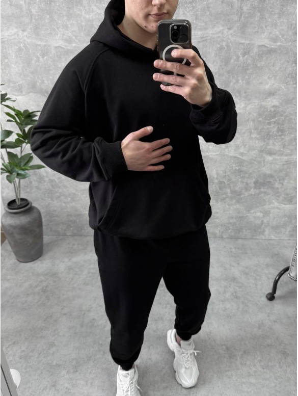 Oversize костюм з вивареної тканини