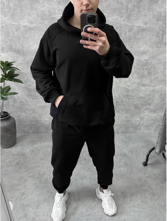 Oversize костюм з вивареної тканини