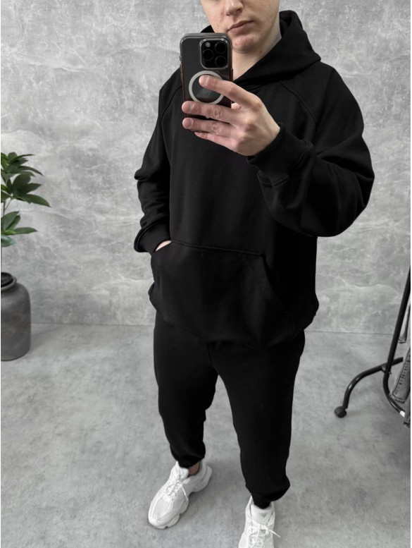 Oversize костюм з вивареної тканини