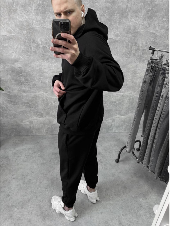 Oversize костюм з вивареної тканини