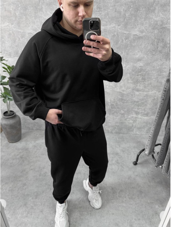Oversize костюм з вивареної тканини